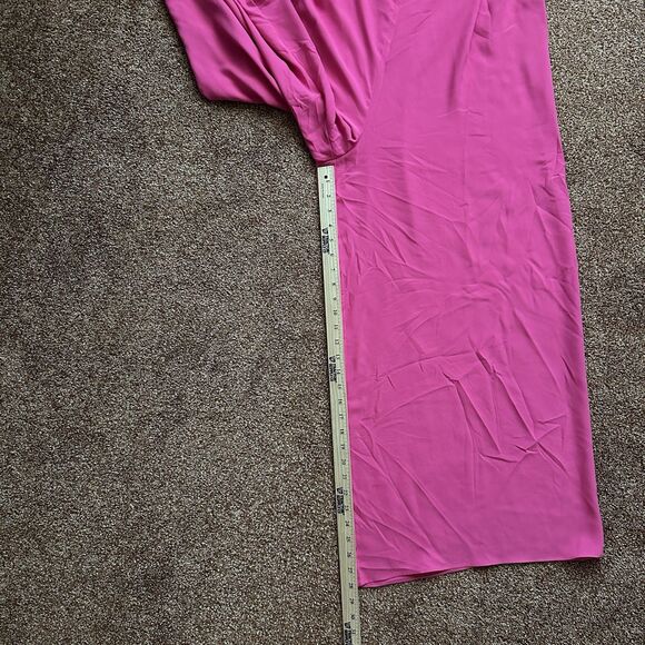 Sugar Lips Pants Women’s Lg Pink Wide Leg High Rise Soft Power Office - Picture 9 of 10